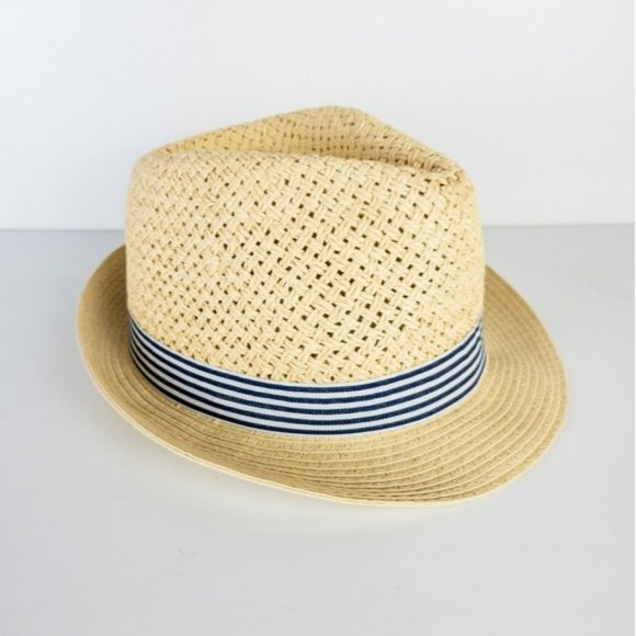 INC International Concepts Open-Braid Fedora - Tan - Picture 3 of 3